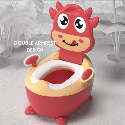 Cow Shape Cartoon Baby Potty Toilet with EN71 Test Certification