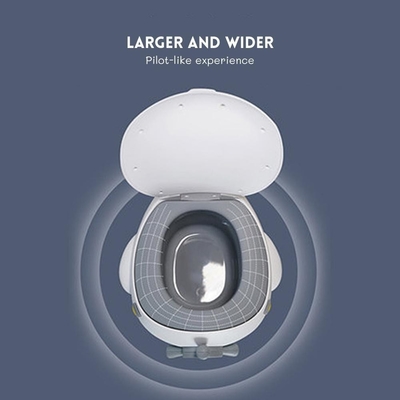 Cartoon Airplane Shape Baby Potty Training Toilet with Custom Logo for EN71 Testing