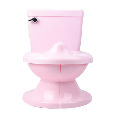 Children Simulation Toilet With Flushing Sound White Blue Pink Potty Seat EN71 Test Certified Baby Training