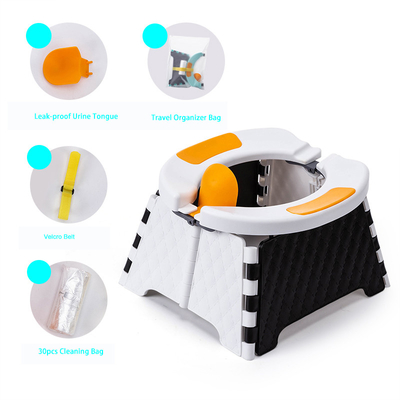 Whimsical Animal Pattern Baby Toilet Potty PP TPE Customizable Colors