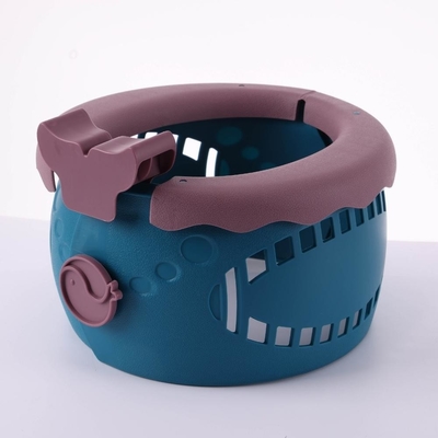 Solid Serenity Blue Sakura Pink Baby Toilet Potty Seat in PP TPE Bulk Packing 24pcs/Carton