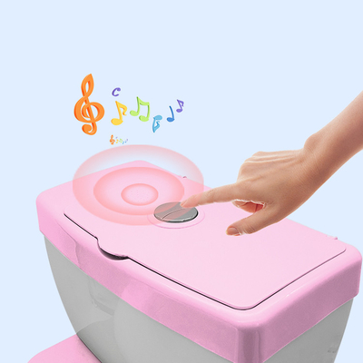 Grey Pink Blue EN71 Test Certified Baby Training Potty Toilet Kit with Custom Logo
