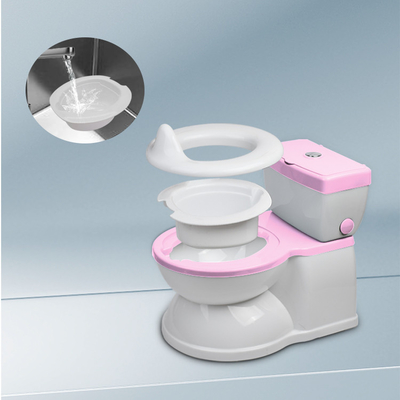 Grey Pink Blue EN71 Test Certified Baby Training Potty Toilet Kit with Custom Logo