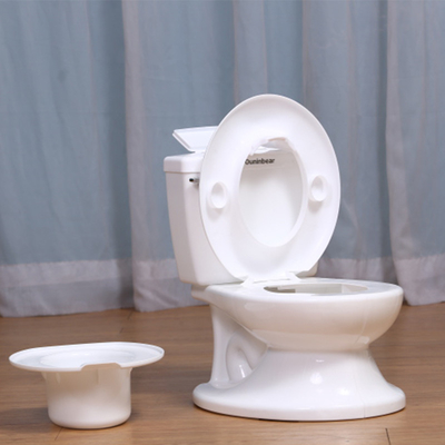 Eco Friendly Plastic Baby Potty Toilet with Custom Logo Simulation Design EN-71 Certified Lightweight