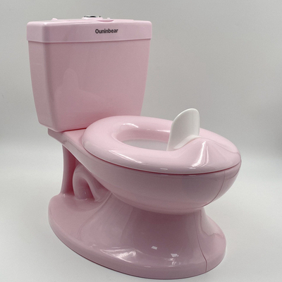 Eco Friendly Plastic Baby Potty Toilet with Custom Logo Simulation Design EN-71 Certified Lightweight