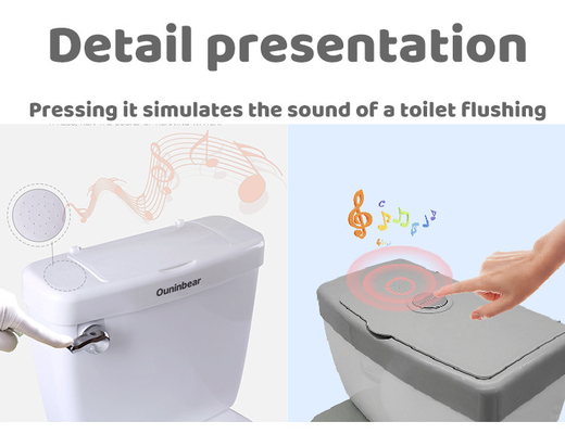 Eco Friendly Kids Potty With Customized Logo Toilet Trainer For Toddlers in Blue/Pink/White