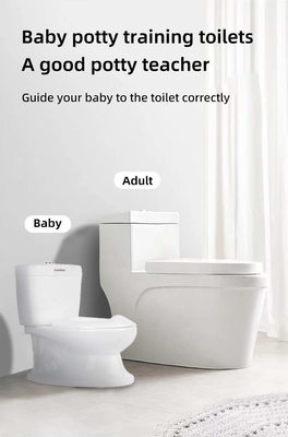 White Children'S Toilet Training Seat Baby Potty Chair With Custom Logo Pass EN-71 Test