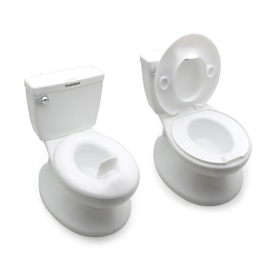 Large Square Type Multifunction Childrens Pink/White/Blue Potty Toilet with Music Toys