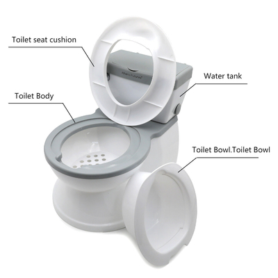 Grey/Pink/Blue Print Baby Potty Toilet Trainer EN-71 Certified Eco Friendly Carton Potty Seat
