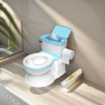 Grey/Pink/Blue Print Baby Potty Toilet Trainer EN-71 Certified Eco Friendly Carton Potty Seat