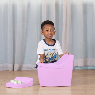 Blue White Pink Modern Potty Training Baby Toilet with EN-71 Certification