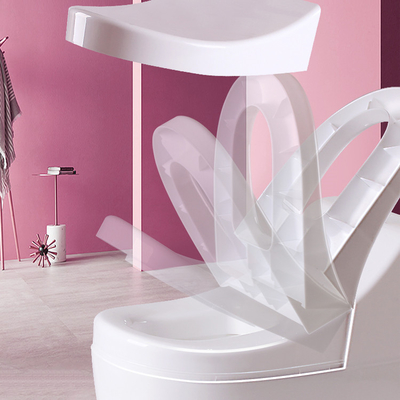 Cradle Style Childrens Toilet Potty Print Pattern Unisex Baby Pot with EN71 Test Certificate