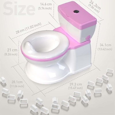 Blue Pink White Kids Potty Toilet Trainer with Custom Logo Acceptance and Eco Friendly Design