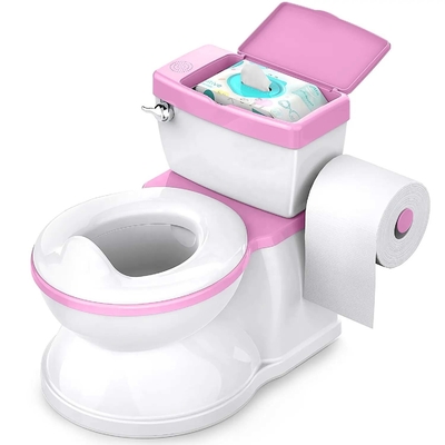 Eco Friendly Print Baby Potty Toilet Trainer in Grey/Pink/Blue - EN-71 Certified