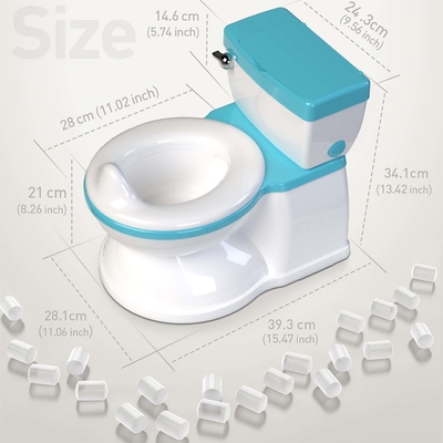 Grey/Pink/Blue Print Eco Friendly Baby Potty Toilet Trainer for Children