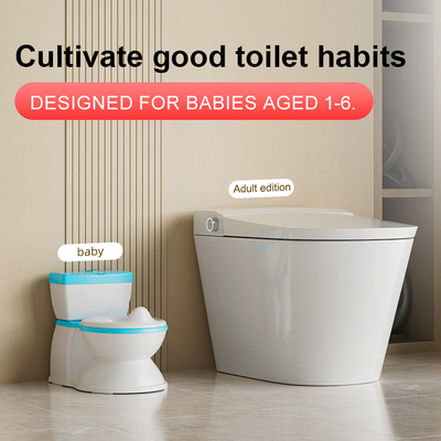 Eco Friendly Grey/Pink/Blue Print Baby Potty Training Seat with Custom Logo
