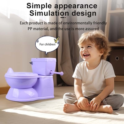 Custom Logo Baby Potty Toilet EN-71 Certified Purple Training Potty for Babies