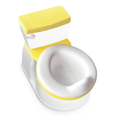 2 In 1 Yellow Folding Baby Potty Training Seat Safety Portable Cardboard Realistic Commode Seat Cover