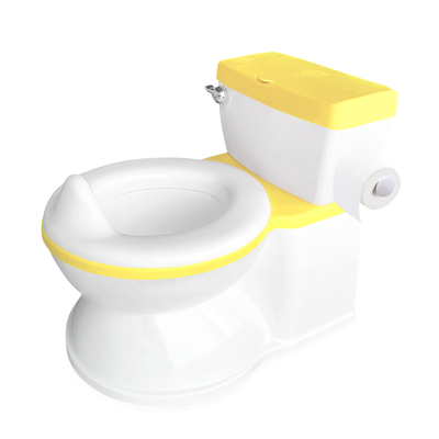 2 In 1 Yellow Folding Baby Potty Training Seat Safety Portable Cardboard Realistic Commode Seat Cover
