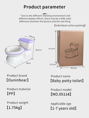 Eco Friendly Plastic 3 Colors Baby Potty Training Seat Home And Outdoor Use With Custom Logo