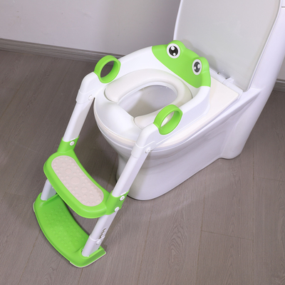 Soft Cushion Baby Potty Training Toilet Seat With Step Stool Ladder Eco-Friendly Design