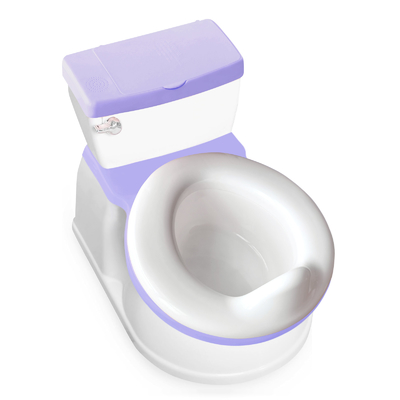 New Musical Baby Potty Training Toilet With Flush Sound Plastic Kids Toddler Size