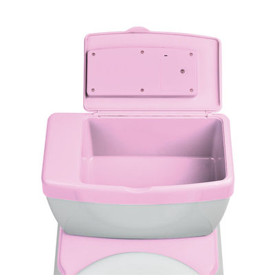Non-Slip Realistic Potty Training Toilet for Toddler with Soft Seat Flushing Sound EN71 Test Certified