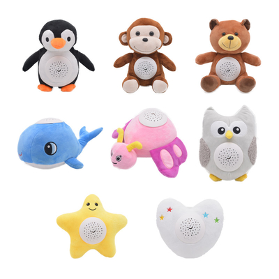 New Baby Starry Night Stuffed Animal Doll Music Soothing Sleep Children Creative Gift Toys