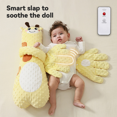 Comforting Newborn Baby Soothing Pillow Electric Soothe Palm Stuffed Animal Plush Toys for Relaxation