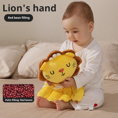 Baby Hand Puppets Children Shock Rice Bag Anti-shock Soothe Big Palm Sleep Artifact Newborn Pillow Hand Doll Finger Puppets