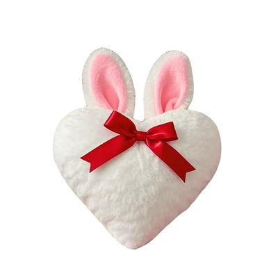 White Heart Pillow Cushion Toy Throw Pillows Gift Valentine's Day Decorative Pillows, Wedding Decorations