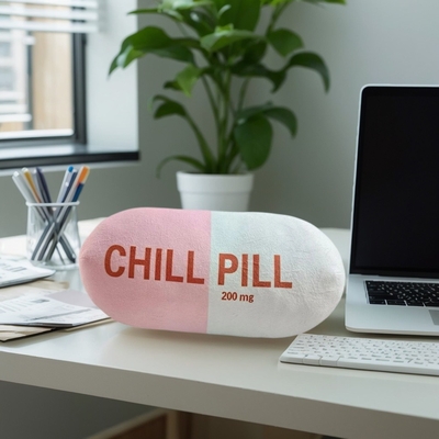 Chill Pill Pillow For for Sofa, Living Room And Bedroom Decoration